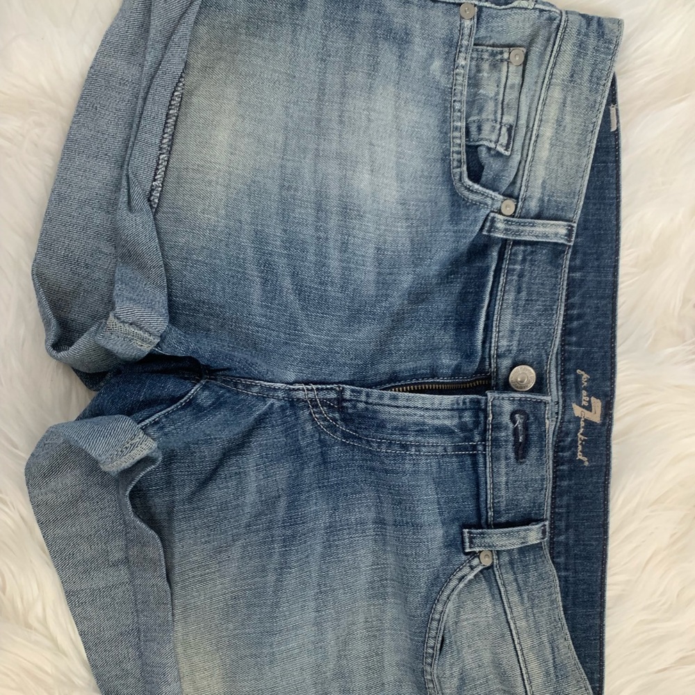 COPY - 7 for all mankind denim shorts